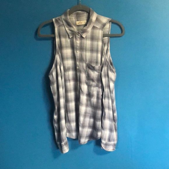 COPY - Holster Cold Shoulder Flannel Button Up Shirt - Picture 1 of 2